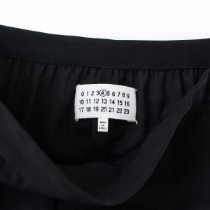 Martin Margiela 4 2015年製 テーパードパンツ イージー ウール 38 S 黒 ブラック