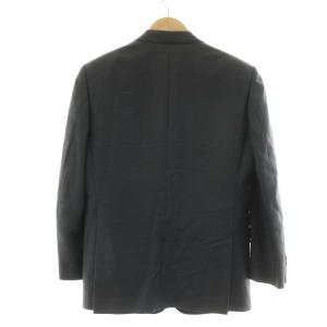 LANVIN テーラードジャケット 背抜き ウール モヘヤ混 グレー