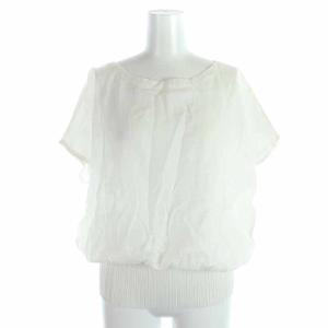イッセイミヤケ カットソー プルオーバー コットン フレンチスリーブ 3 L 白 ホワイト