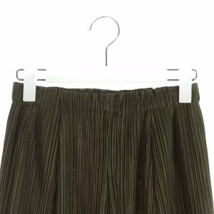 PLEATS PLEASE ISSEY MIYAKE イッセイミヤケ イージーパンツ プリーツ 0 カーキ