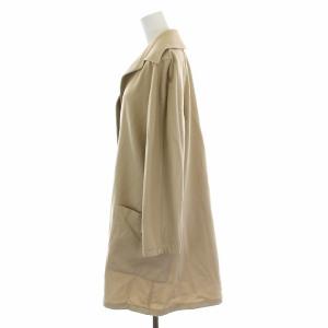 Salvatore Ferragamo ロングコート ウール カシミヤ混 40 ベージュ