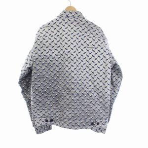 Supreme 19SS DIAMOND PLATE WORK JACKET ダイヤモンドプレート柄 S グレー