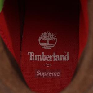 Supreme x TIMBER LAND 14FW FIELD BOOTS マウンテンブーツ 26.5cm 緑