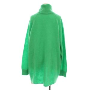 Plage 20AW ニット セーター チュニック タートルネック カシミヤ100% 長袖 F グリーン