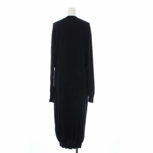 JIL SANDER 16年製 長袖 ニットワンピース ロング ウール 38 S ブラック