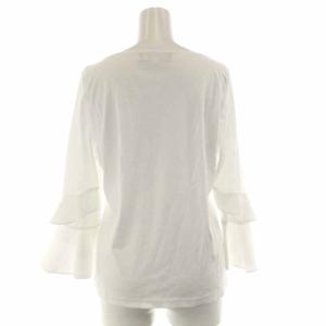 M'S GRACY 21SS カットソー 長袖 フリル袖 40 M 白 ホワイト