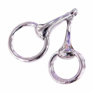 HERMES モールドゥ スカーフリング シルバー色