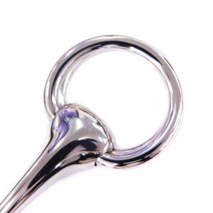 HERMES モールドゥ スカーフリング シルバー色