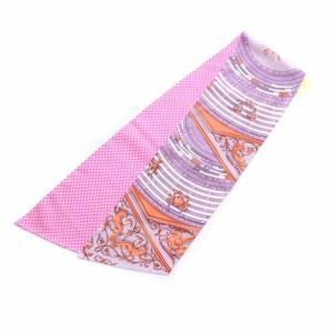 HERMES マキシツイリー DIES ET HORE 占星術 スカーフ シルク パープル