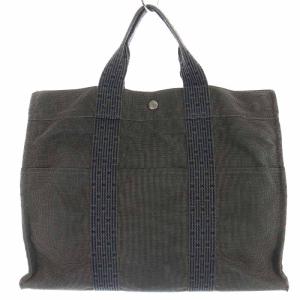 HERMES エールライン MM トートバッグ グレー