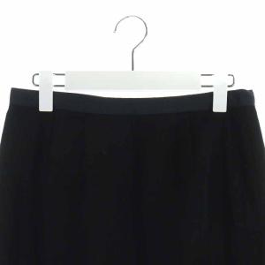 GIVENCHY タイトスカート ひざ丈 ウール スリット 42 ブラック