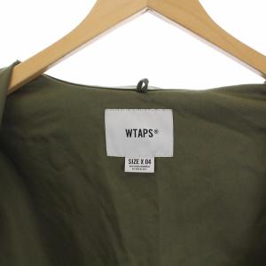 WTAPS 21AW L/S SHIRT FLYERS COTTON. SATIN ワークジャケット XL 緑