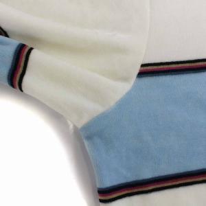 Supreme 17FW VELOUR SNAP HENLEY カットソー 長袖 M ホワイト