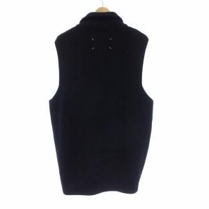 Martin Margiela 14 13AW ドライバーズニットベスト S 紺