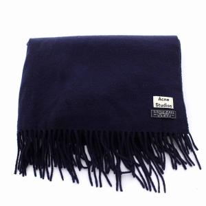 Acne Studios 大判 ストール マフラー VIRGIN WOOL 旧タグ ネイビー