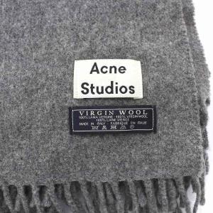 Acne Studios 大判 ストール マフラー VIRGIN WOOL 旧タグ グレー