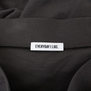 EVERYDAY I LIKE 21SS Jersey Flare フレア ロングスカート ウエストゴム ブラウン
