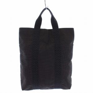 HERMES エールライン カバス トートバッグ グレー