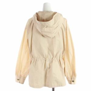 ANAYI 21SS タフタフードツキブルゾン ジャケット ジップアップ 38 M ベージュ