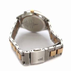 SEIKO ルキア レディダイヤ 腕時計 ソーラー シルバー ゴールド SSQV040