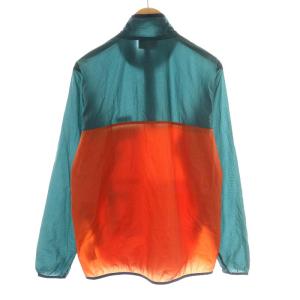 Patagonia Houdini Snap-T Pullover ジャケット ナイロン M オレンジ グリーン