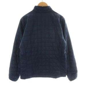 Patagonia ナノパフジャケット プリマロフト 中綿ジャケット M オレンジ ネイビー
