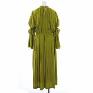 Ameri VINTAGE 20SS UNDRESSED 2WAY PLEATS DRESS S 緑