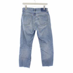 Shinzone カットオフ ストレートデニムパンツ ジーンズ クロップド ボタンフライ 36 S インディゴ