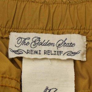 REMI RELIEF ショートパンツ ハーフパンツ イージー ジップフライ XL キャメル