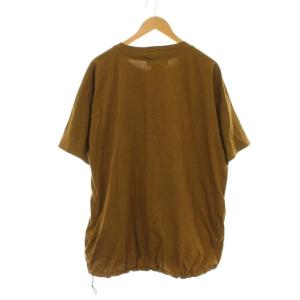 REMI RELIEF BRIEFING S/S Tee Tシャツ カットソー ワイド オーバーサイズ 半袖 L ブラウン
