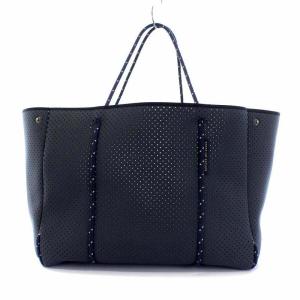 STATE OF ESCAPE ネオプレン ポーチ付 トートバッグ 紺