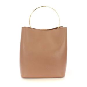 EPOCA ハンドバッグ 2WAY レザー ロゴプレート ピンクベージュ