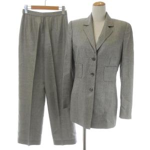 MISS V スーツ セットアップ テーラードジャケット シングル 3B スラックス シルク 40