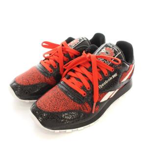 Reebok キースヘリング CLASSIC LEATHER CLEAN FASHION スニーカー ローカット 総柄 V44591 キーホルダー付き