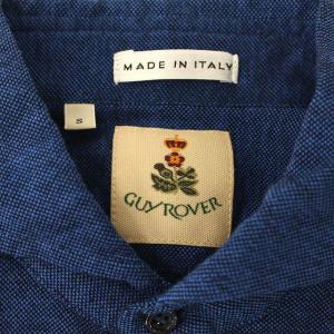 GUY ROVER 近年モデル ポロシャツ 半袖 鹿の子 S 青 ブルー