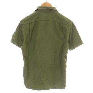 RRL シャツ 半袖 オープンカラー コットン 170/92A S 緑 グリーン