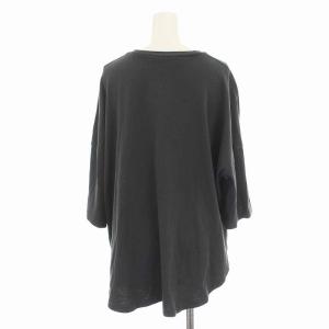ENFOLD 19SS Tシャツ カットソー ハーフスリーブ 五分袖 38 M ダークグレー