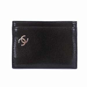 11番台 ココマーク カードケース エナメル 黒