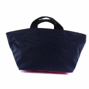 Hervé Chapelier ナイロン舟型トートS トートバッグ ハンドバッグ ネイビー レッド 901N