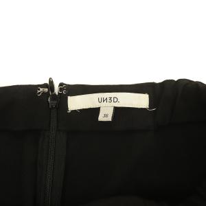 UN3D. 20SS ワイドパンツ フレア 36 S 黒 ブラック