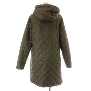 MACKINTOSH グランジ キルティングコート ボアコート ロング丈 40 カーキ