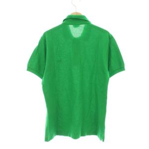 LACOSTE ポロシャツ ワンポイント ワッペン 半袖 2 XS 緑 グリーン