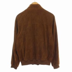 Brooks Brothers ジャケット ブルゾン スエード やぎ革 ジップアップ アウター M ブラウン
