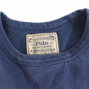POLO RALPH LAUREN スウェット トレーナー 刺繍ロゴ 長袖 L/G ネイビー