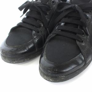 PRADA SPORT スニーカー シューズ ナイロン 38 ブラック