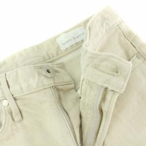 upper hights The Taylor デニムパンツ ジーンズ ジップフライ ダメージ加工 22 アイボリー