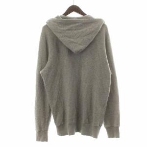 DIESEL パーカー 長袖 ジップアップ グレー ブラック