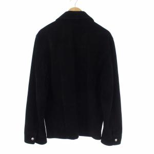 DOLCE&GABBANA スエードジャケット ラムスキン 52 黒