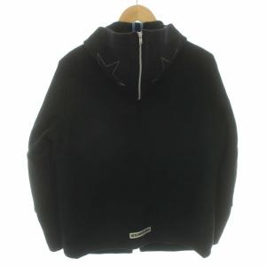 NEIGHBORHOOD 90’S ヴィンテージ 中綿ジャケット ジップアップ エルボーパッチ 刺繍 ロゴワッペン ウール