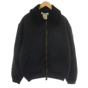 RN18233001 MA-1 ナイロン66 衿ボア L 黒